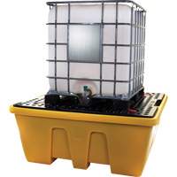Palette de d&eacute;versements IBC, Capacit&eacute; de d&eacute;versement 333 gal. US, 66" x 66" x 27,5" Planification Entrepots Molloy