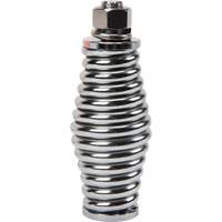 Heavy-Duty Safety Whip, Threaded Mount, 5' High, Orange with Reflective X Planification Entrepots Molloy