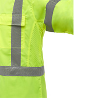 Bisley&reg; X-Back Long Sleeve Work Shirt with X-Airflow, Poly-Cotton, Small, High Visibility Lime-Yellow Planification Entrepots Molloy