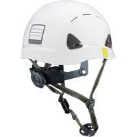 Fibre Metal Climbing Style Safety Helmet, Meets CSA Type 2, Ratchet Suspension, Vented Planification Entrepots Molloy