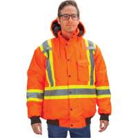 Waterproof 7-in-1 Winter Parka, High Visibility Orange, Medium Planification Entrepots Molloy