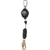 SRL-73302-10LE Self-Retracting Lifeline, 10', Galvanized Steel, Swivel Planification Entrepots Molloy