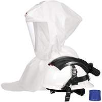Versaflo S-Series Painter's Hood Assembly S-767 with Inner Shroud & Hardhat, Standard, Hard Top, Single Shroud Planification Entrepots Molloy