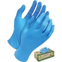 Gants jetables en tri polym&egrave;re, Petit, Poly&eacute;thyl&egrave;ne, 5 mils, Sans poudre, Bleu Planification Entrepots Molloy