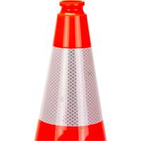 Premium Traffic Cone, 18", Orange, 6" Reflective Collar(s) Planification Entrepots Molloy