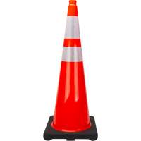 Premium Traffic Cone, 36", Orange, 4" & 6" Reflective Collar(s) Planification Entrepots Molloy