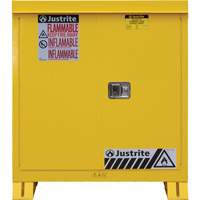Armoire ext&eacute;rieure pour produits inflammables, 30 gal., 2 Porte(s), 43" La x 44" h x 18" p Planification Entrepots Molloy