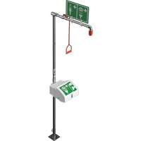 Douche combin&eacute;e avec cuvette ferm&eacute;e en ABS et entr&eacute;e inf&eacute;rieure, Socle Planification Entrepots Molloy