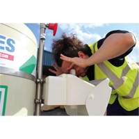 Mobile Self-Contained Emergency Safety Shower with Eye & Face Wash, 30 gal. Capacity, Meets None Planification Entrepots Molloy