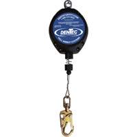 Cable Self Retracting Lanyard with Composite Housing, 20', Swivel Planification Entrepots Molloy