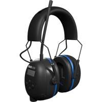 Black & Blue Air Defender AM/FM BT Earmuffs, Headband Style, 25 dB Planification Entrepots Molloy