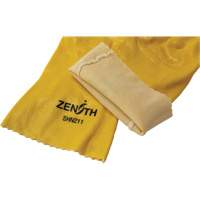 Rough-Finish Chemical-Resistant Gloves, Size 9, 12" L, PVC, Interlock Inner Lining, 47-mil Planification Entrepots Molloy