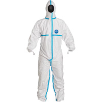 Hooded Coveralls, Small, White, Tyvek&reg; 600 Planification Entrepots Molloy