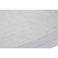 Bonded Sorbent Pad, Oil Only, 15" x 19", 10 gal. Absorbancy Planification Entrepots Molloy