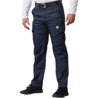 Pantalon cargo Big Flex, Poly-coton/Spandex, Bleu marin, Taille 46, Entrejambe 30 Planification Entrepots Molloy