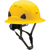 Fibre Metal Climbing Style Helmet with Full Brim, Meets CSA Type 2, Ratchet Suspension, Vented Planification Entrepots Molloy