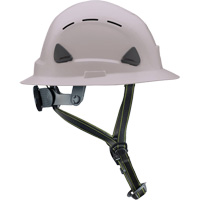 Fibre Metal Climbing Style Helmet with Full Brim, Meets CSA Type 2, Ratchet Suspension, Vented Planification Entrepots Molloy