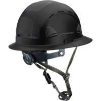 Fibre Metal Climbing Style Helmet with Full Brim, Meets CSA Type 2, Ratchet Suspension, Vented Planification Entrepots Molloy