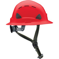 Fibre Metal Climbing Style Helmet with Full Brim, Meets CSA Type 2, Ratchet Suspension, Vented Planification Entrepots Molloy