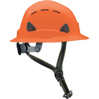 Fibre Metal Climbing Style Helmet with Full Brim, Meets CSA Type 2, Ratchet Suspension, Vented Planification Entrepots Molloy