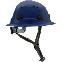 Casque Fibre Metal de style escalade avec bordure compl&egrave;te, R&eacute;pond aux normes CSA type 2, Suspension Rochet, Ventil&eacute; Planification Entrepots Molloy