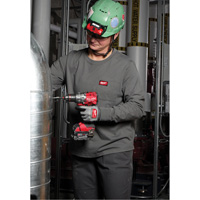 GRIDIRON Long Sleeve Pocket T-Shirt, Women's, X-Small, Blue Planification Entrepots Molloy