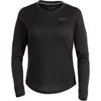 FREEFLEX Long-Sleeve Hybrid T-Shirt, Women's, X-Small, Black Planification Entrepots Molloy