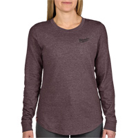FREEFLEX Long-Sleeve Hybrid T-Shirt, Women's, X-Small, Purple Planification Entrepots Molloy