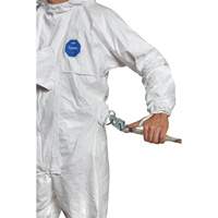 Harness-Compatible Disposable Coverall, Small, White, Tyvek&reg; 500 Planification Entrepots Molloy