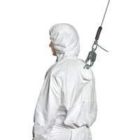 Harness-Compatible Disposable Coverall, Small, White, Tyvek&reg; 500 Planification Entrepots Molloy