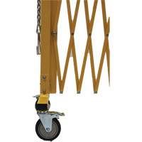 Barri&egrave;re extensible, 84" h x 20' lo, Jaune Planification Entrepots Molloy
