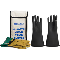 Ensemble de gants en caoutchouc pour l'&eacute;lectricit&eacute; de classe 2, 9, 14" lo, 37 cal/cm², NFPA 70E Planification Entrepots Molloy