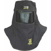 TCG Arc Flash Hood, Black, 40 cal/cm², ANSI Z87.1/ASTM F1506/ASTM F1959/ASTM F2178/Meets/Exceeds CSA Z462/NFPA 70E, 4 Arc Flash PPE Category Level Planification Entrepots Molloy
