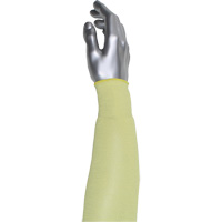 Manchette r&eacute;sistante &agrave; la coupe &agrave; pli unique Kut Gard, Aramide/ATA, 10", ASTM ANSI niveau A4, Jaune Planification Entrepots Molloy