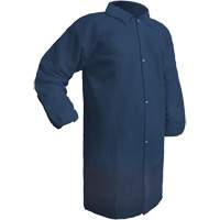 Care Lab Coat, Polypropylene, Medium, Blue Planification Entrepots Molloy