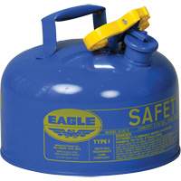 Safety Can for Kerosene, Type I, Galvanized Steel, 2 US gal., Blue, FM Approved/UL/ULC Listed Planification Entrepots Molloy