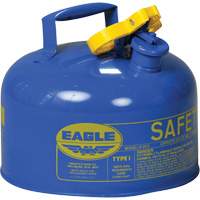Safety Can for Kerosene, Type I, Galvanized Steel, 2.5 US gal., Blue, FM Approved/UL/ULC Listed Planification Entrepots Molloy