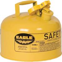 Safety Can for Diesel, Type I, Galvanized Steel, 2.5 US gal., Yellow, FM Approved/UL/ULC Listed Planification Entrepots Molloy