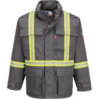 Parka dhiver isol&eacute;e 88/12 Bizflame, Gris, Petit Planification Entrepots Molloy