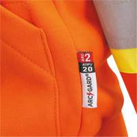 Heavyweight Safety Hoodie, Women's, X-Small, High Visibility Orange Planification Entrepots Molloy