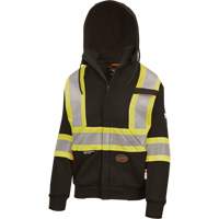 Heavyweight Safety Hoodie, Women's, X-Small, Black Planification Entrepots Molloy