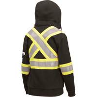 Heavyweight Safety Hoodie, Women's, X-Small, Black Planification Entrepots Molloy