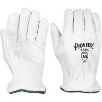 Gants pour conducteurs r&eacute;sistant aux coupures, Petit, Paume en Cuir fleur de ch&egrave;vre Planification Entrepots Molloy