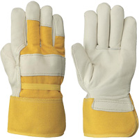 Women's Insulated Cow Grain Gloves, One Size, Grain Cowhide Palm, Fleece Inner Lining Planification Entrepots Molloy