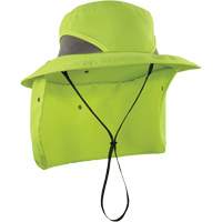 Chill-Its 8934 Ranger Hat with Neck Shade, Small/Medium, Hi-Vis Lime Planification Entrepots Molloy