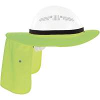 Chill-Its 6661 Universal Hard Hat Brim with Neck Shade, Hi-Vis Lime Planification Entrepots Molloy