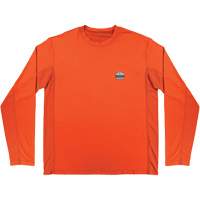 Chemise de refroidissement &agrave; manches longues avec protection solaire et UV Chill-Its 6689, Orange, Petit Planification Entrepots Molloy
