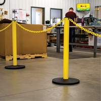 Industrial Stanchion Kit with Plastic Chain, 37" High, Red Planification Entrepots Molloy