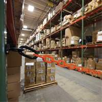 Magnetic Chain Barrier Warehouse Kit, Orange Planification Entrepots Molloy