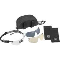 Combat Safety Glasses Kit, Clear/Copper/Smoke Lens, Anti-Fog/Anti-Scratch, ANSI Z87+ Planification Entrepots Molloy